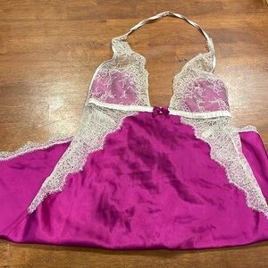 Lace and silk Nighty